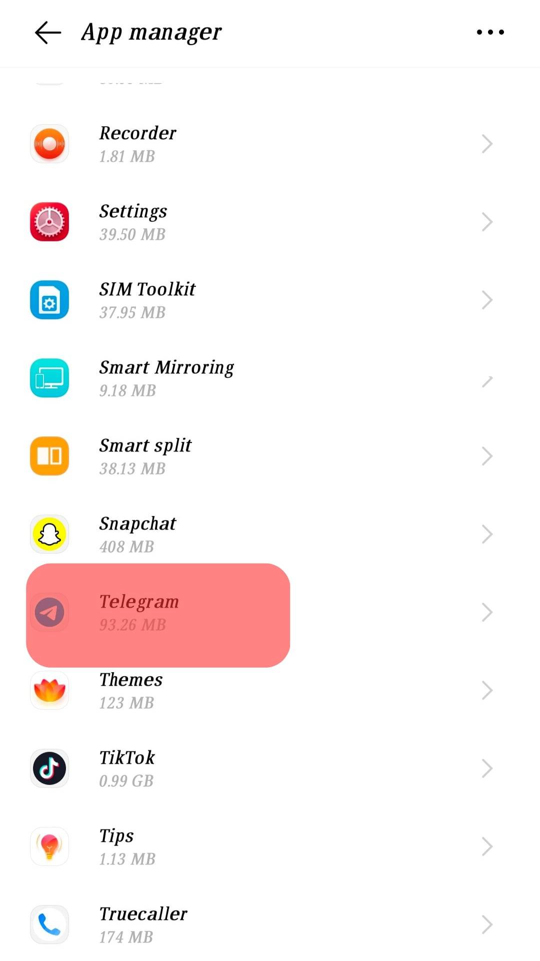 Move To Telegram Mobile