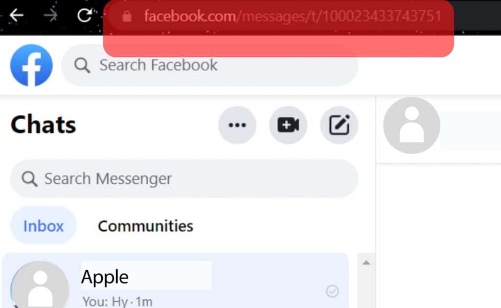 Navigate To Facebook Messages