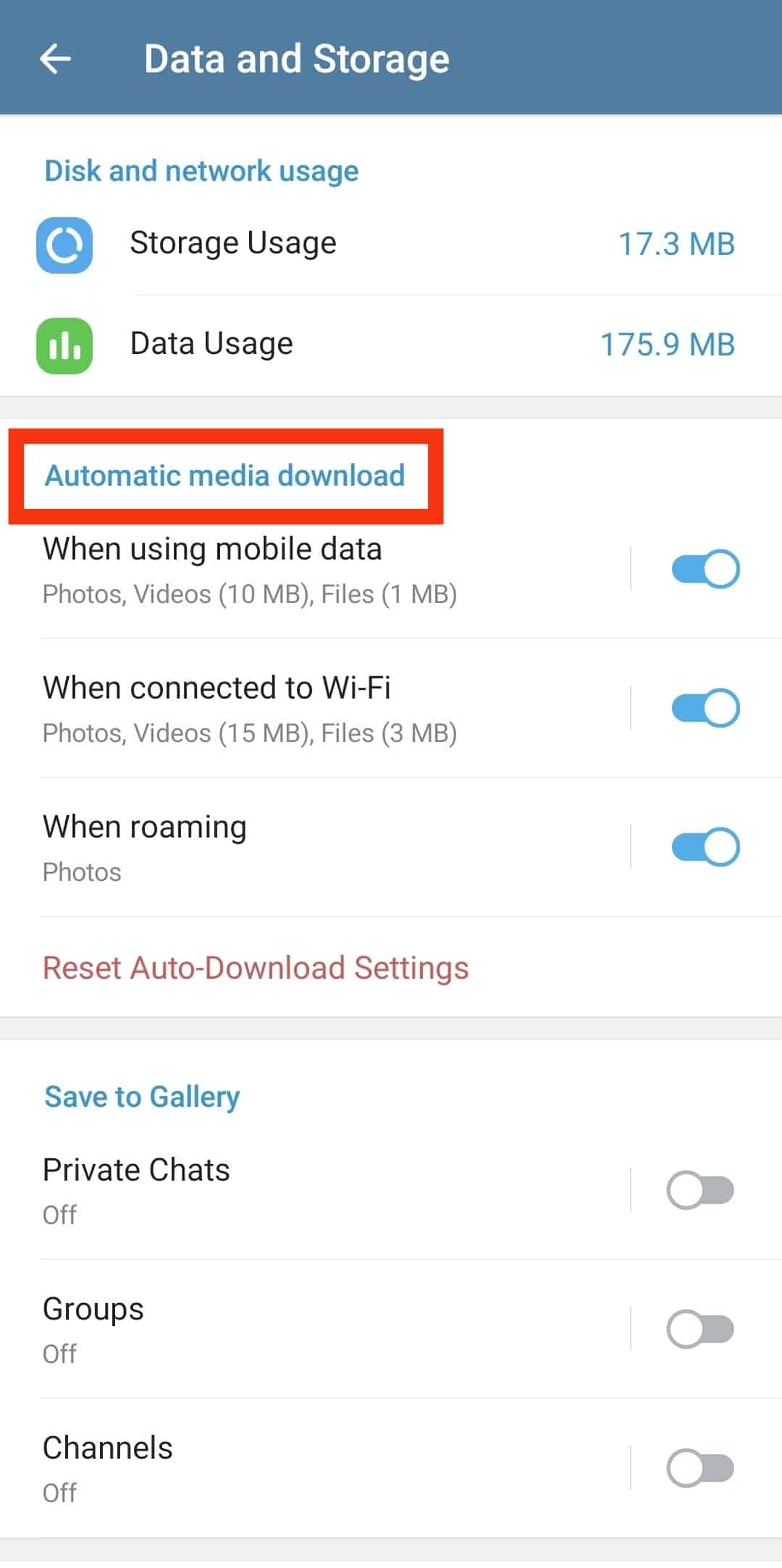 Navigate To Automatic Media Download