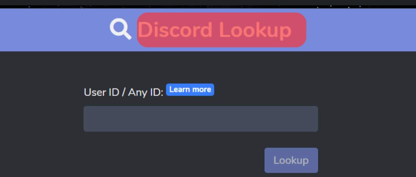 Navigate To Discord Lookup