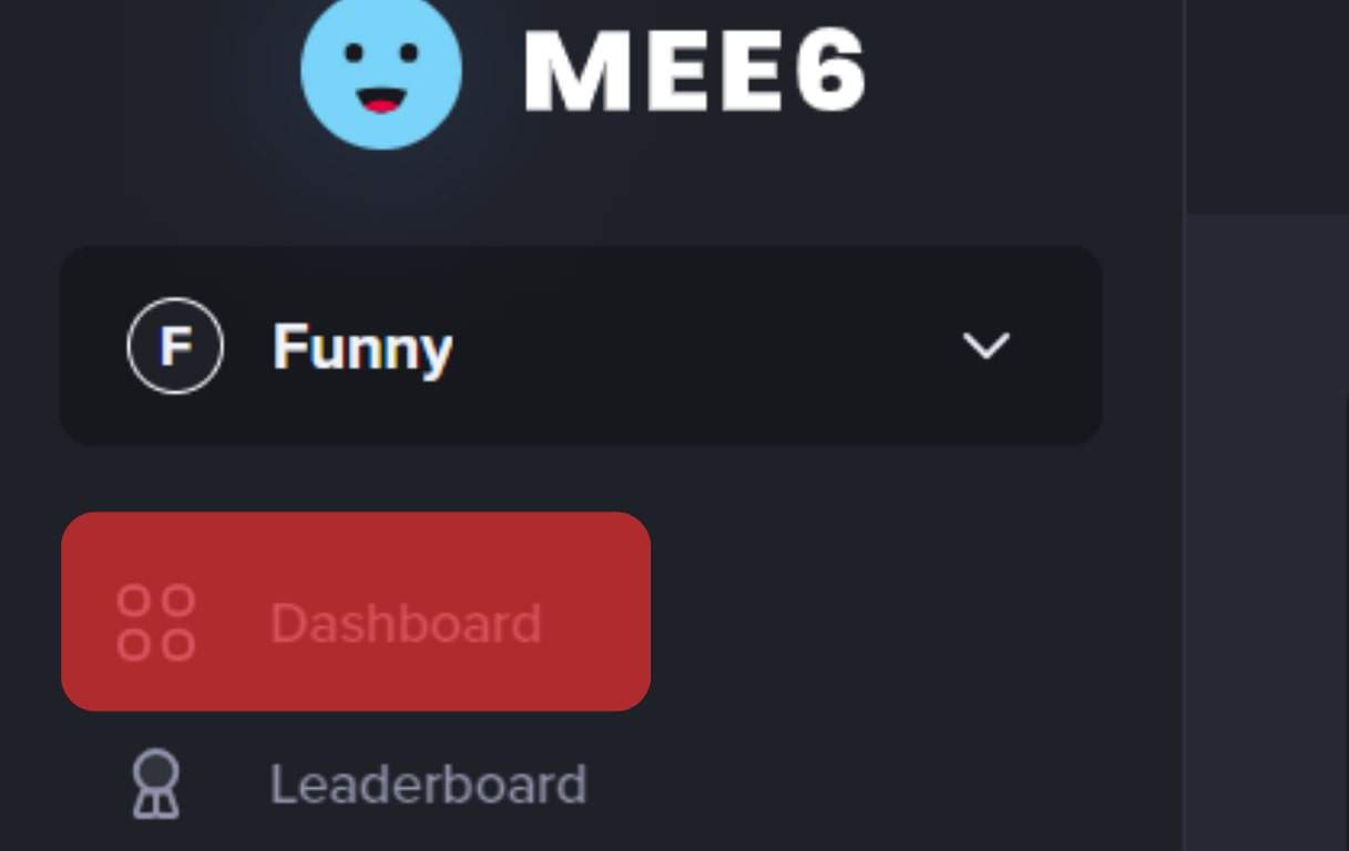 Navigate To The Mee6 Dashboard