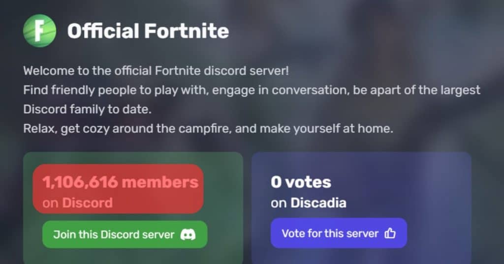 Official Fortnite Discord Server