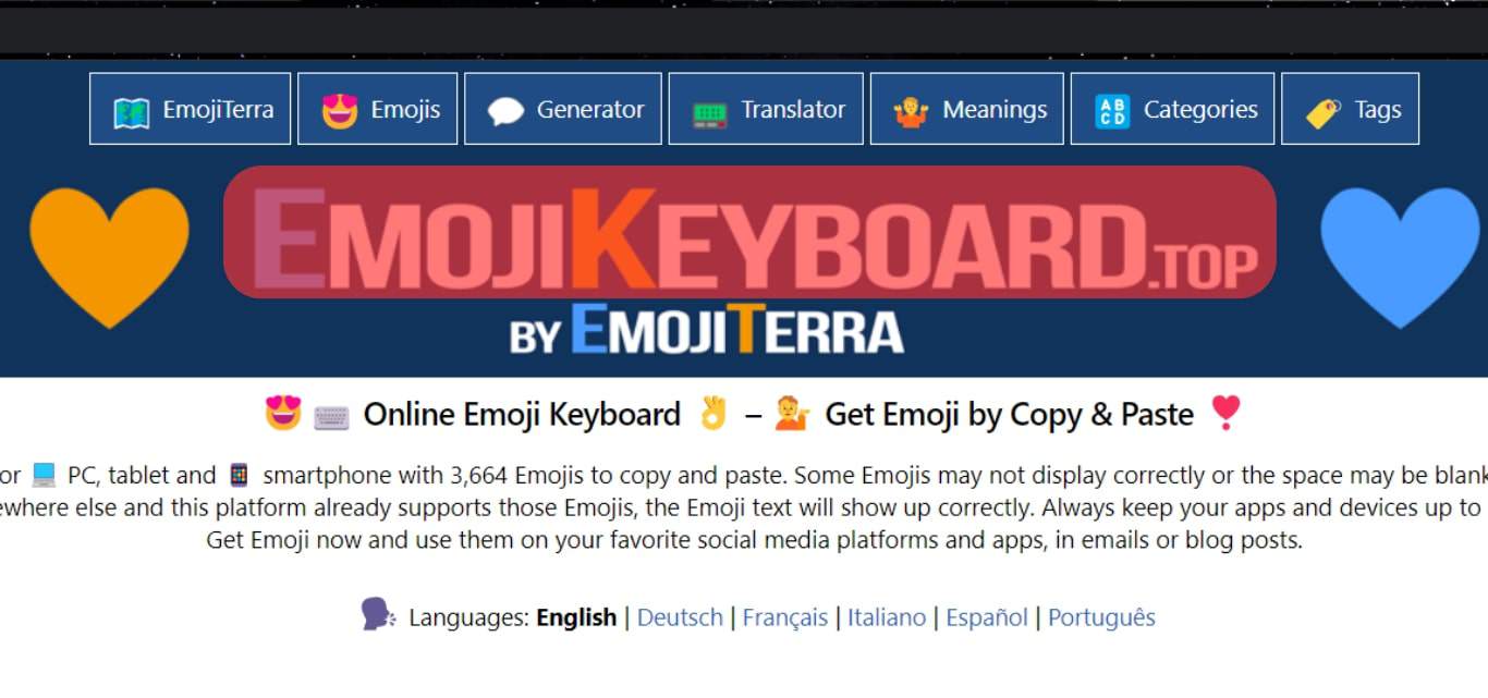 Open 'Emoji Keyboard'