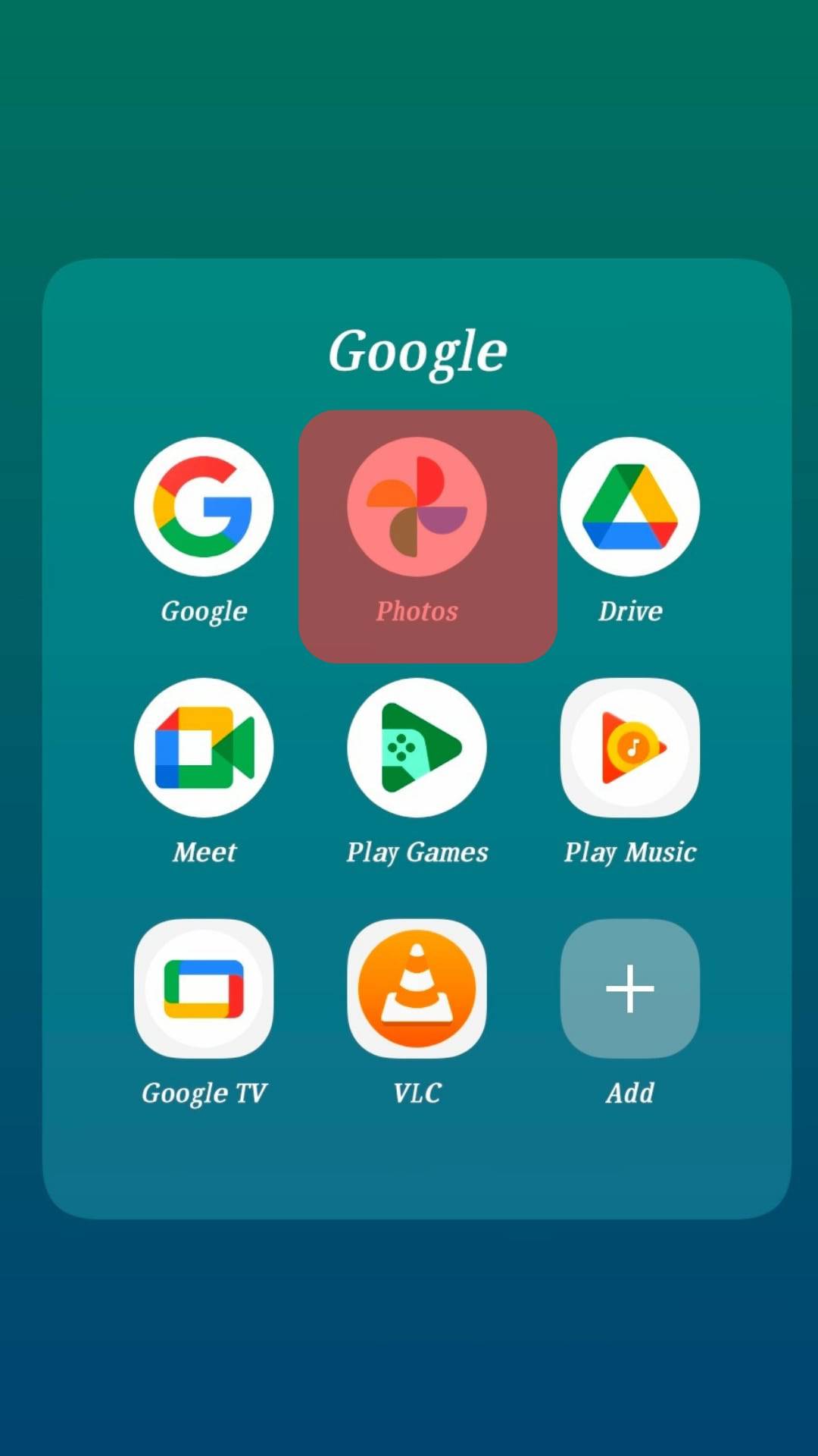 Open Google Photos Application On Phone