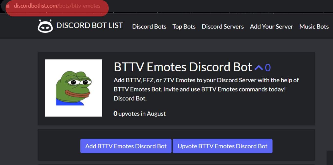 Open The Bttv Emotes Website.