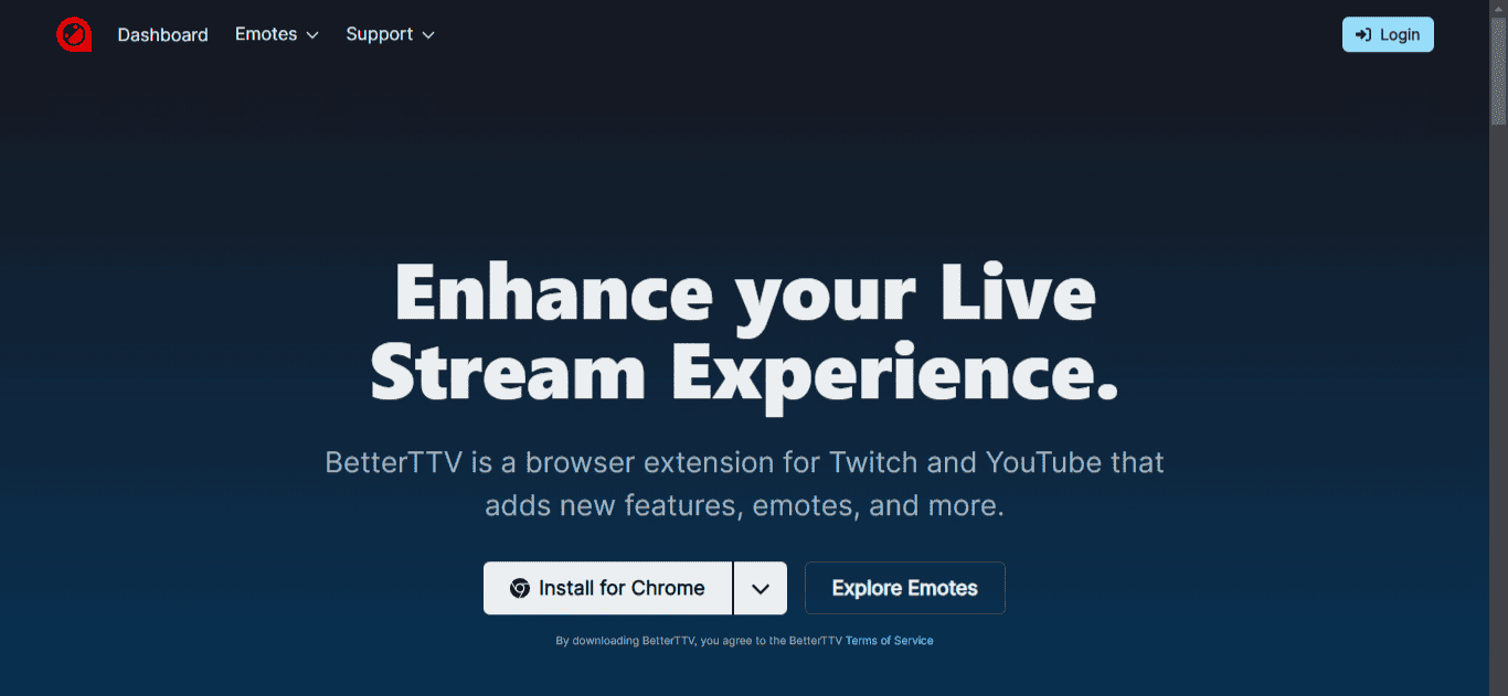 Open The Betterttv Website