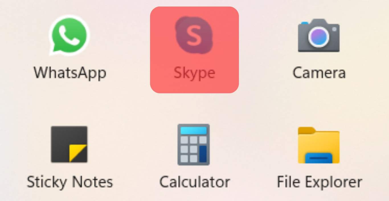 Open The Skype App On Your Pc