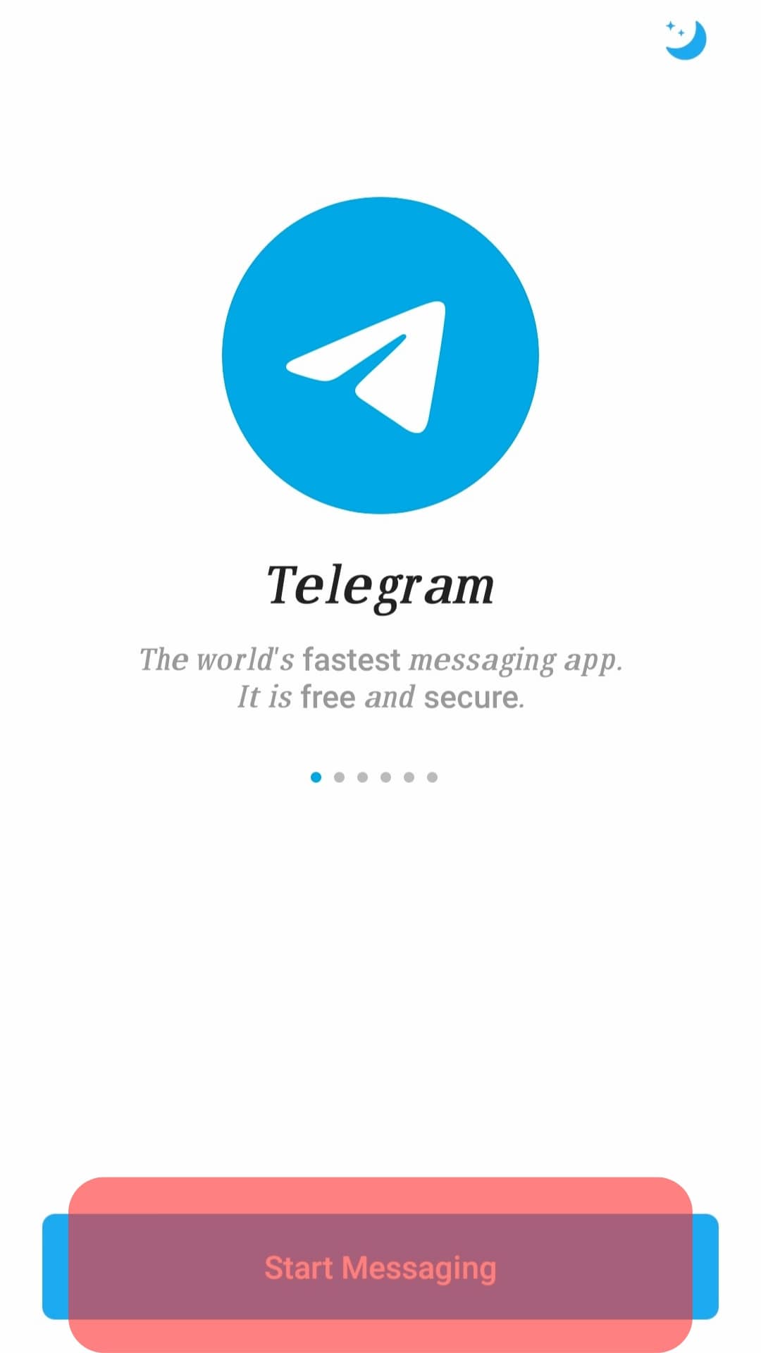 Open The Telegram App On The New Phone.