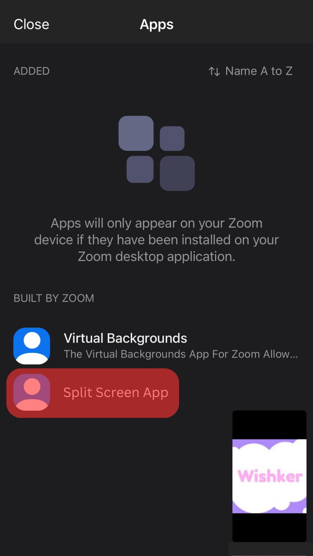 Open The Split Screen App