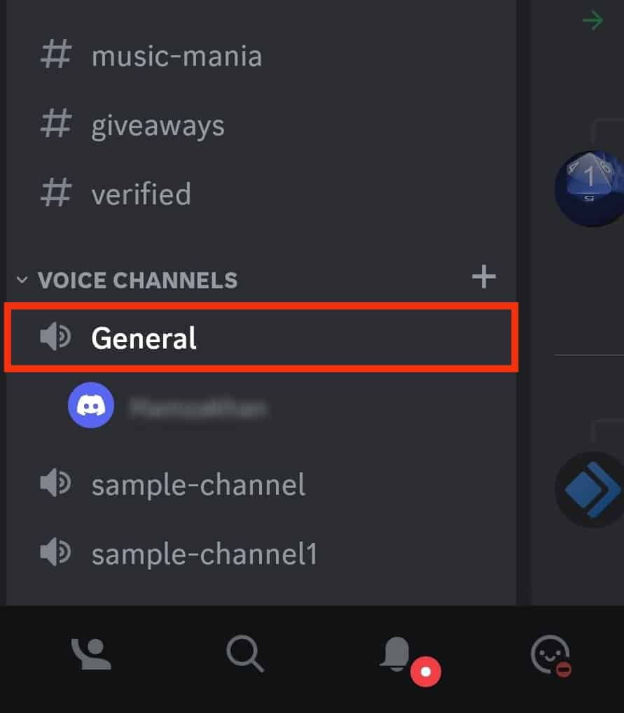 Open The Voice Channel You Want To Leave