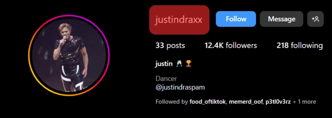 Open Their User Profile Instagram