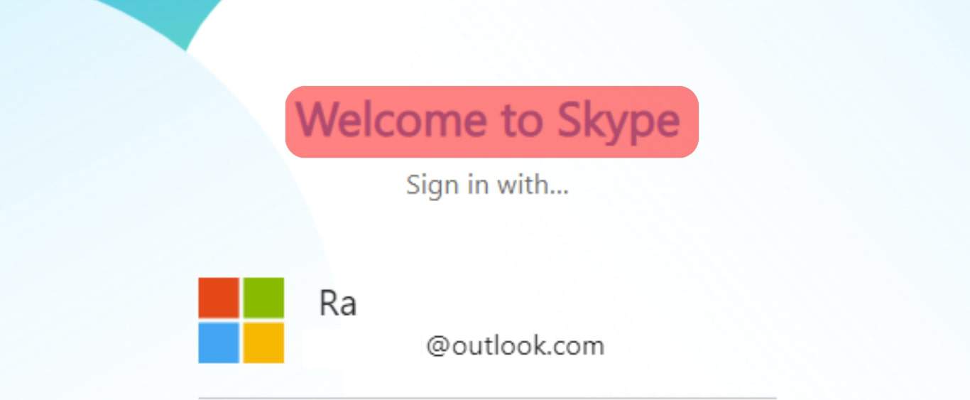 Open Your Skype Application And Sign In.