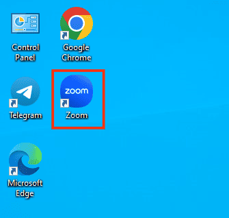 Open Your Zoom Desktop Client
