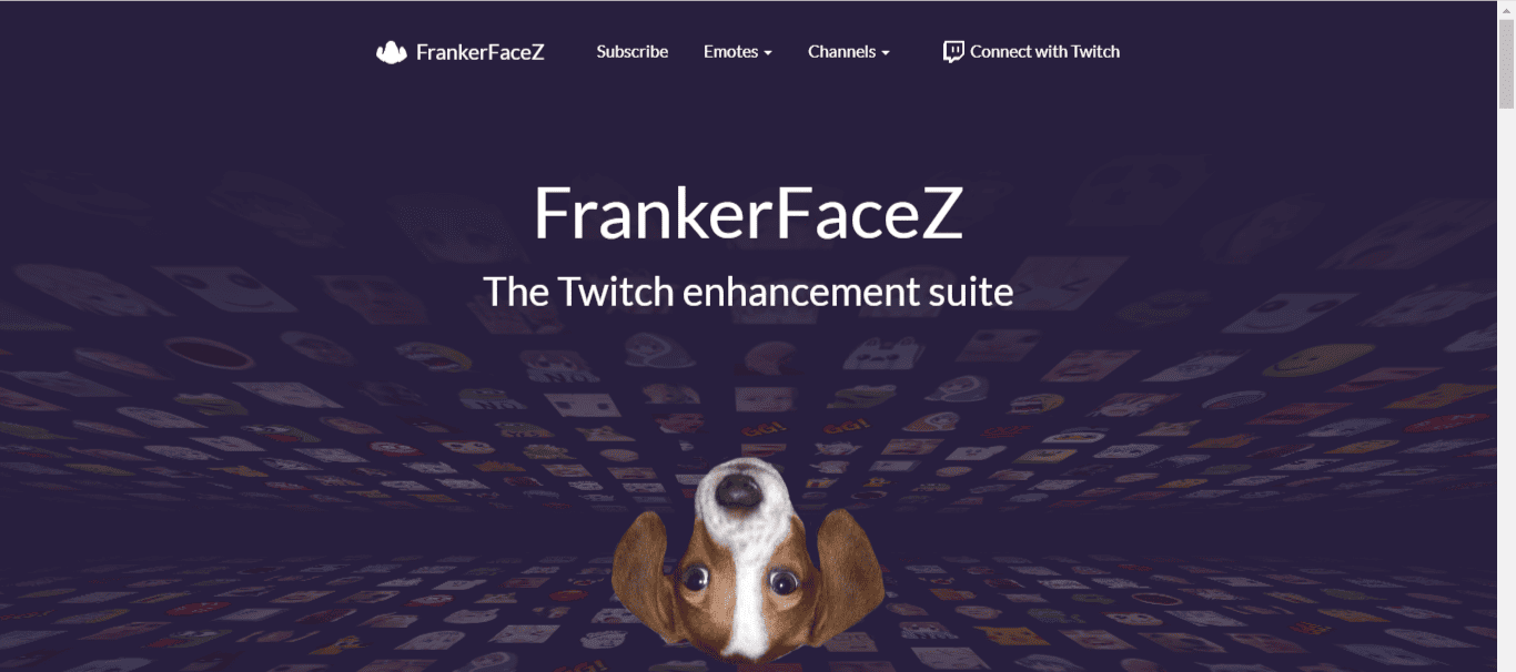 Open Your Browser And Visit The Frankerfacez Website.