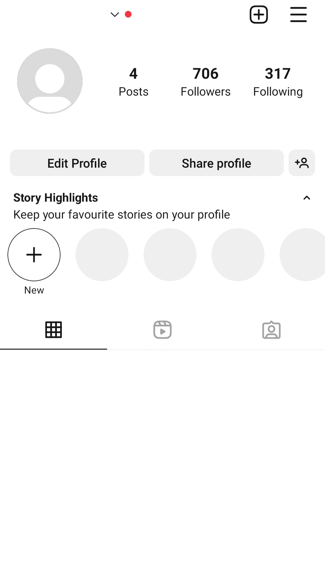 Open Your Instagram Profile