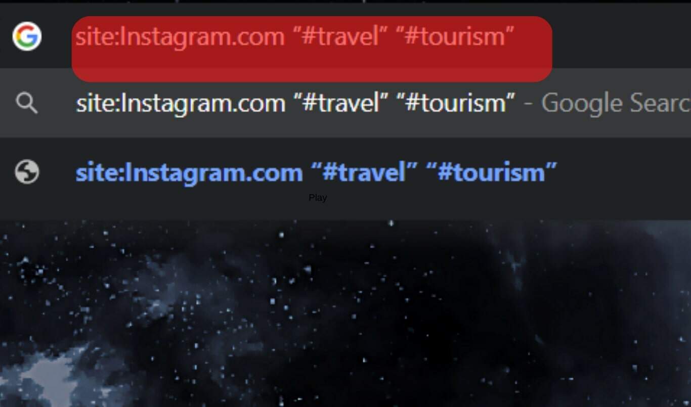 Pc Browser Search Instagram Tags