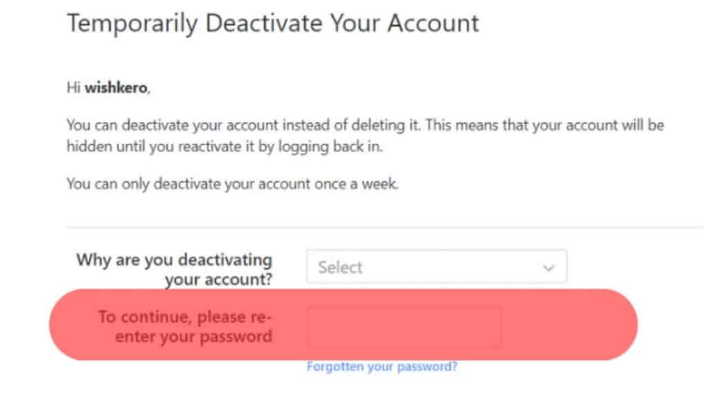 How Long Can I Keep My Instagram Account Deactivated For? | ITGeared - Close Instagram Account With Password Verification