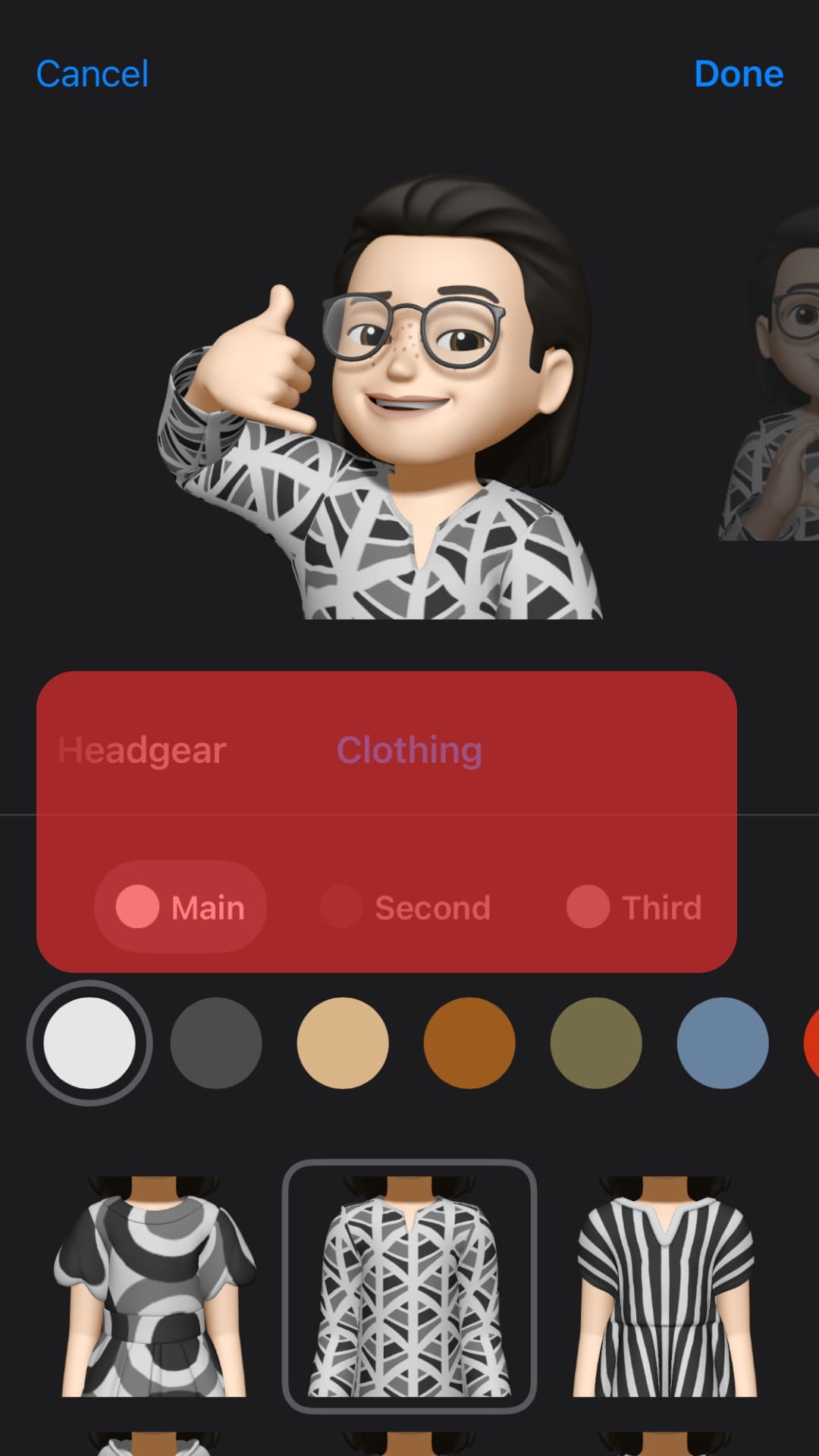 Personalize The Memoji