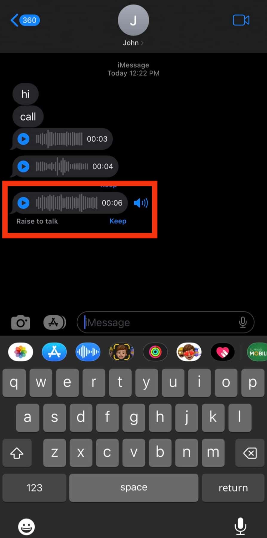 Play The Voice Note