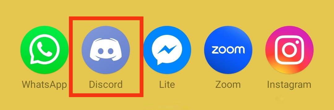 Press And Hold The Discord Icon