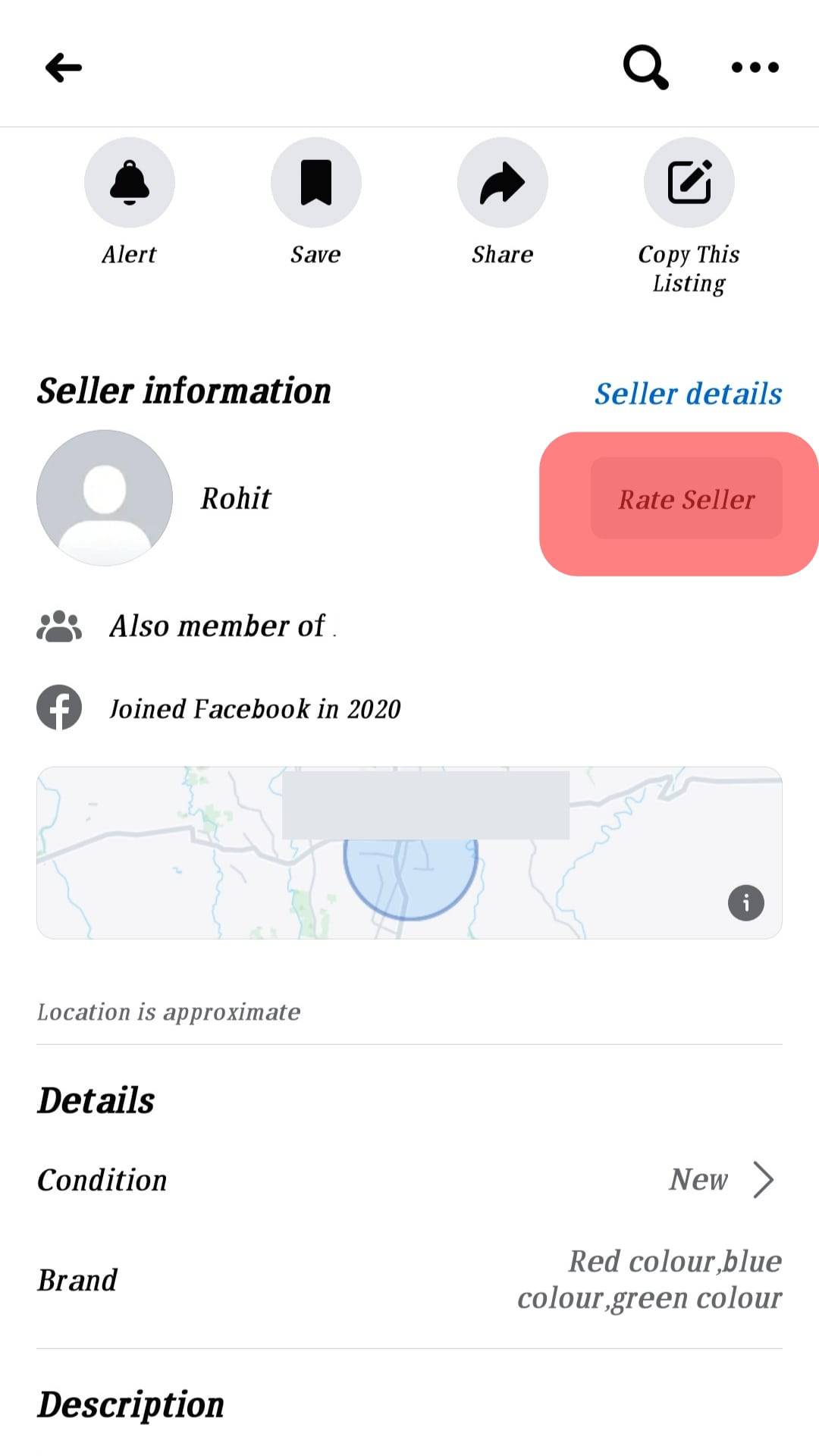 Rate Seller Option