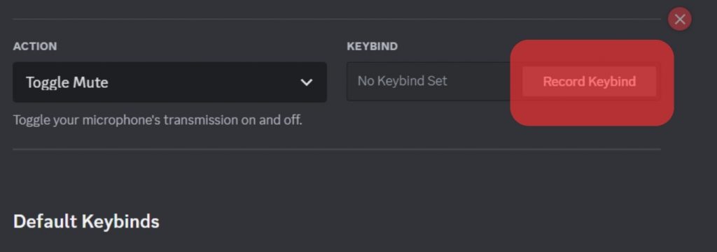 Record A Keybind