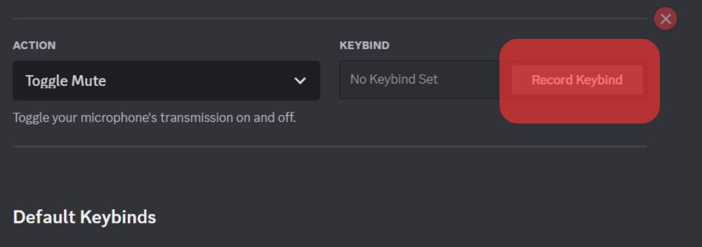 Record A Keybind