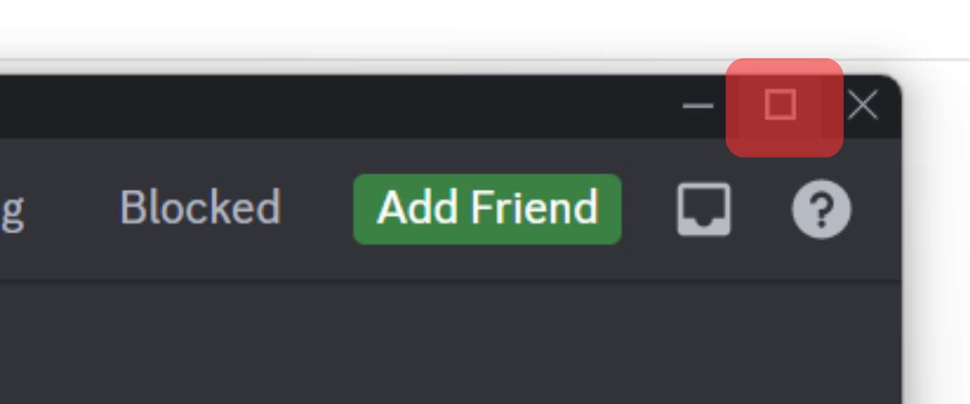 Reduce The Discord Window Size To Half