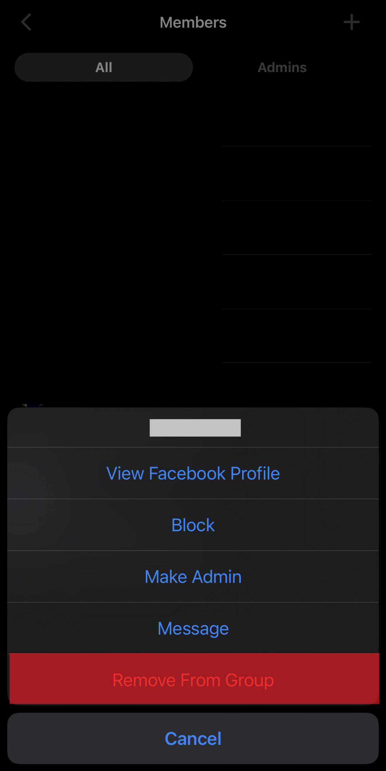 Remove From Group On Messenger