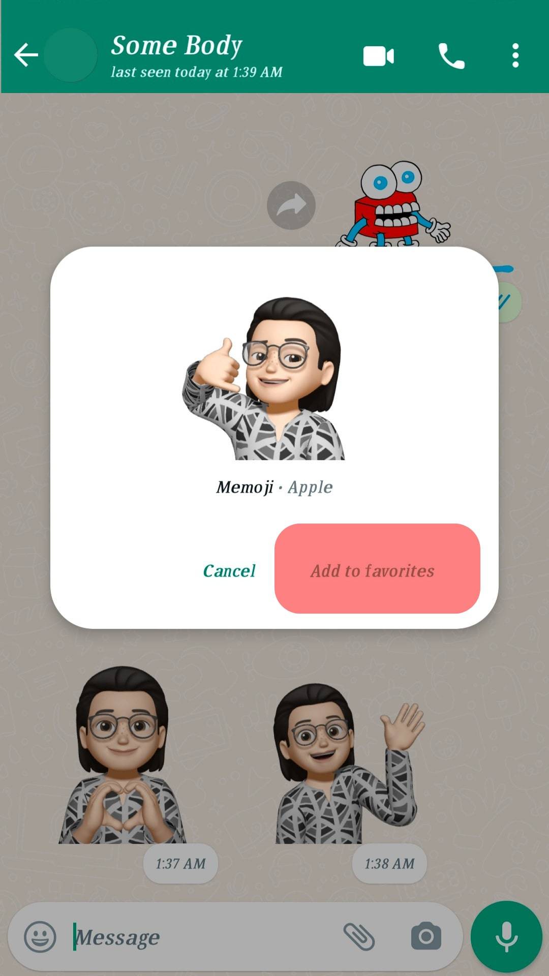 Repeat The Above Process For All Memojis You Want To Save.