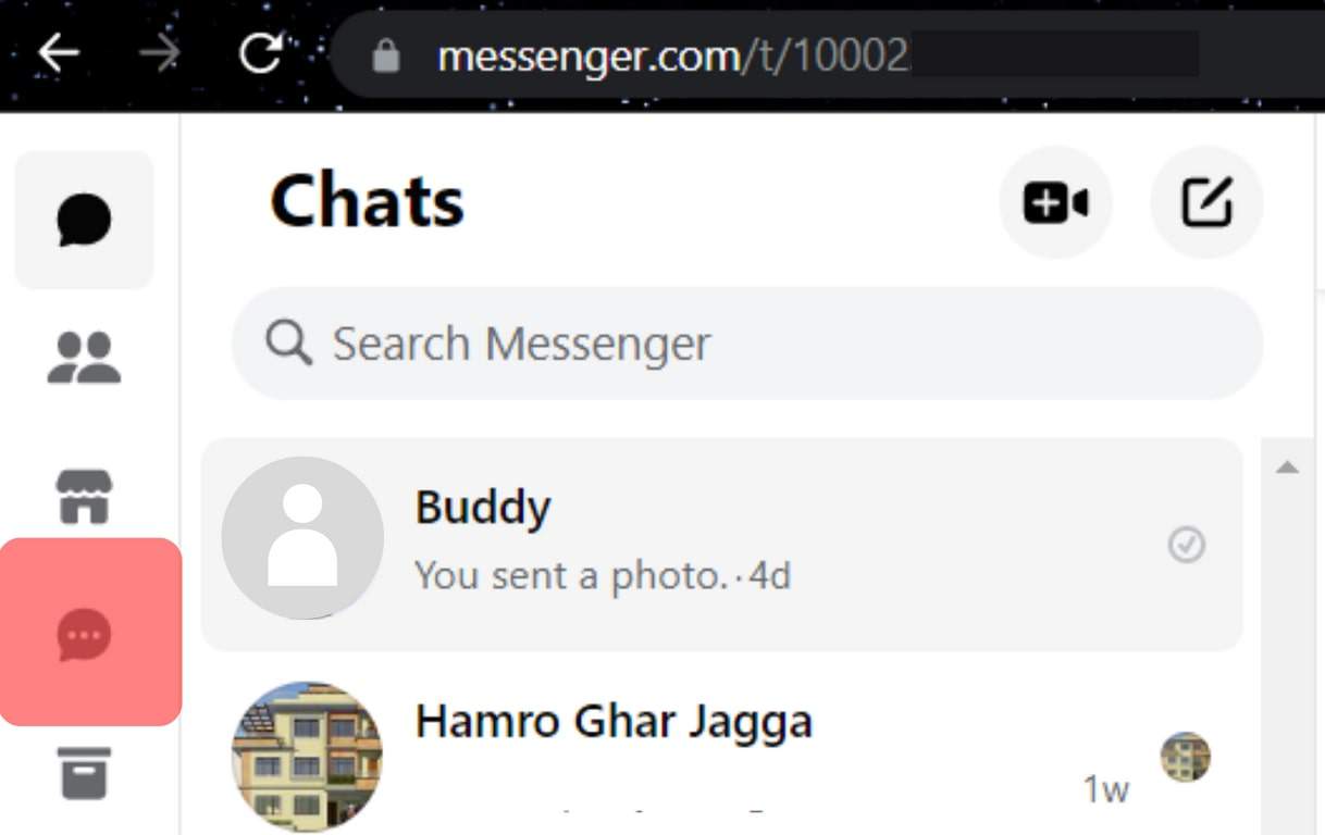 Requests Tab Messenger