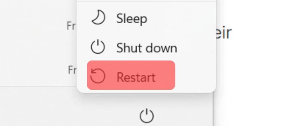 Restart Your Pc