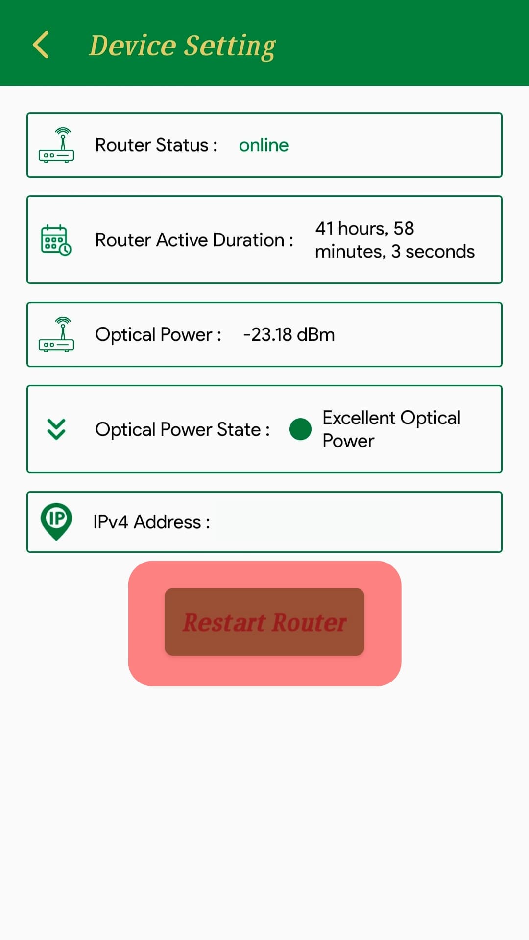 Restart Or Troubleshoot Wi-Fi Router.