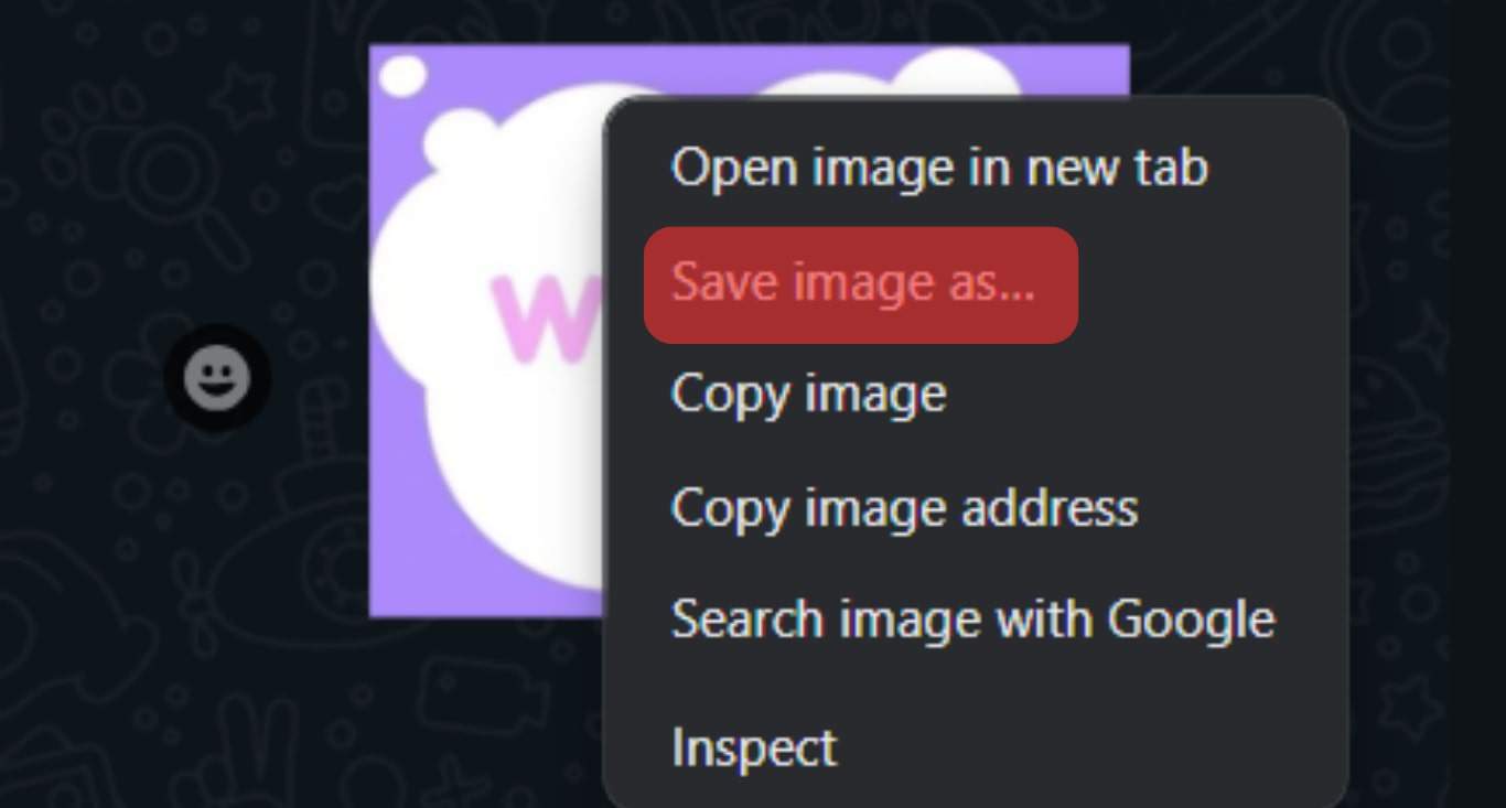 Right-Click On A Sticker And Select Save Image As...