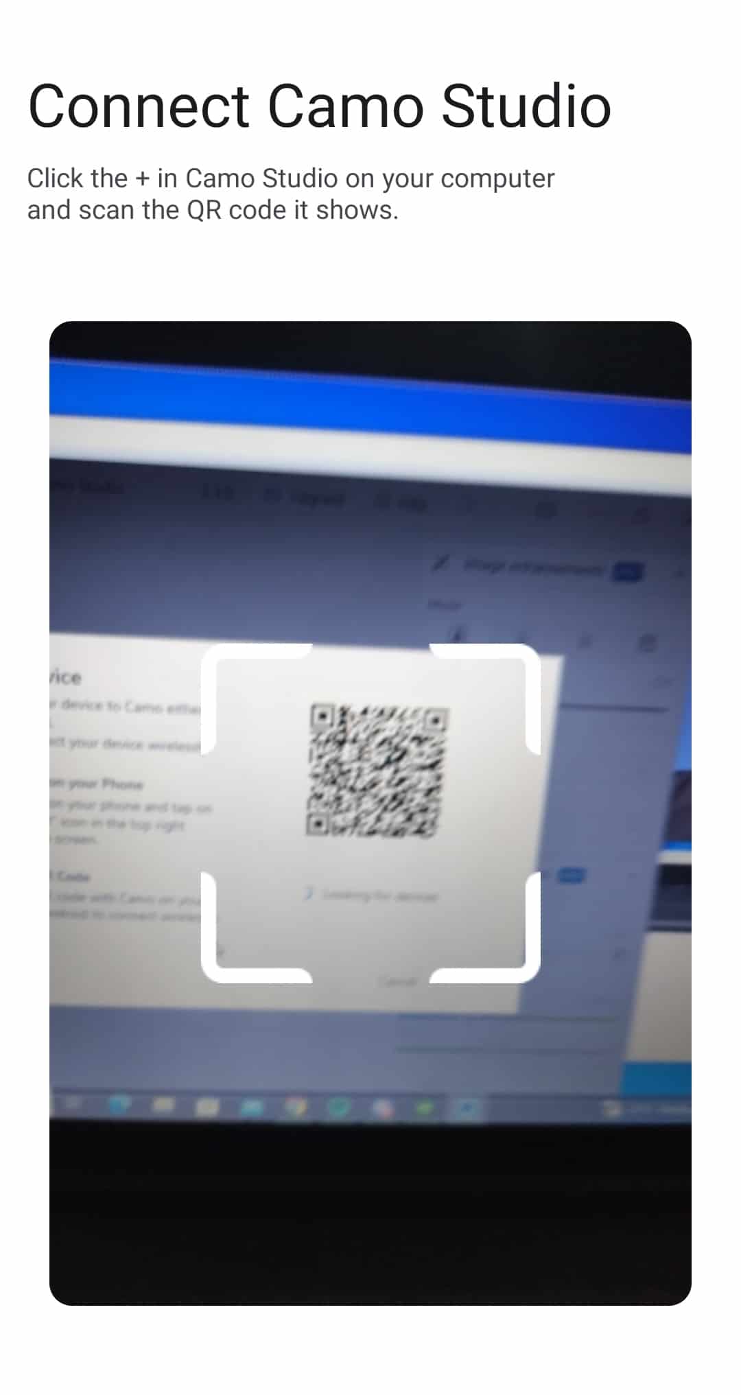 Scan The Qr Code On Your Computer