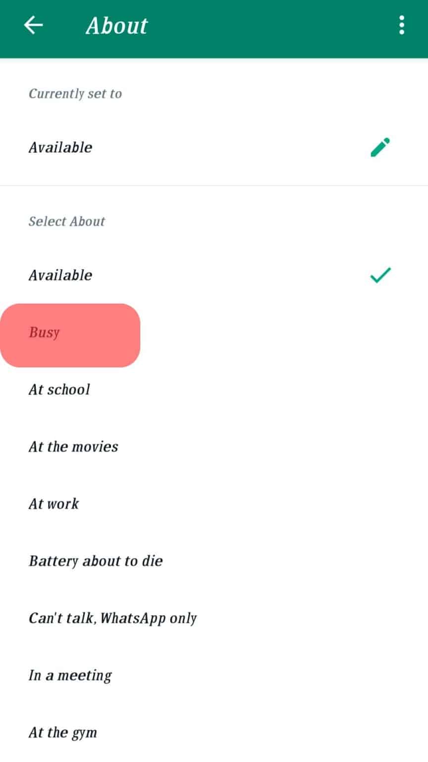 What Does “Busy” Mean on WhatsApp? | ITGeared