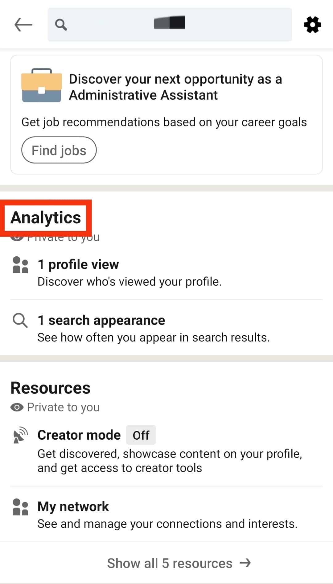 Scroll Down To Analytics