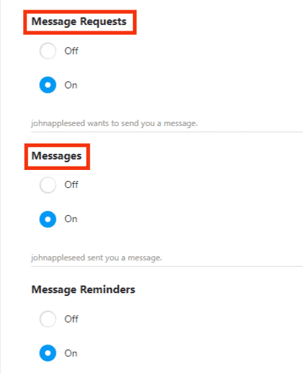 Scroll Down To Messages And Messages Requests.