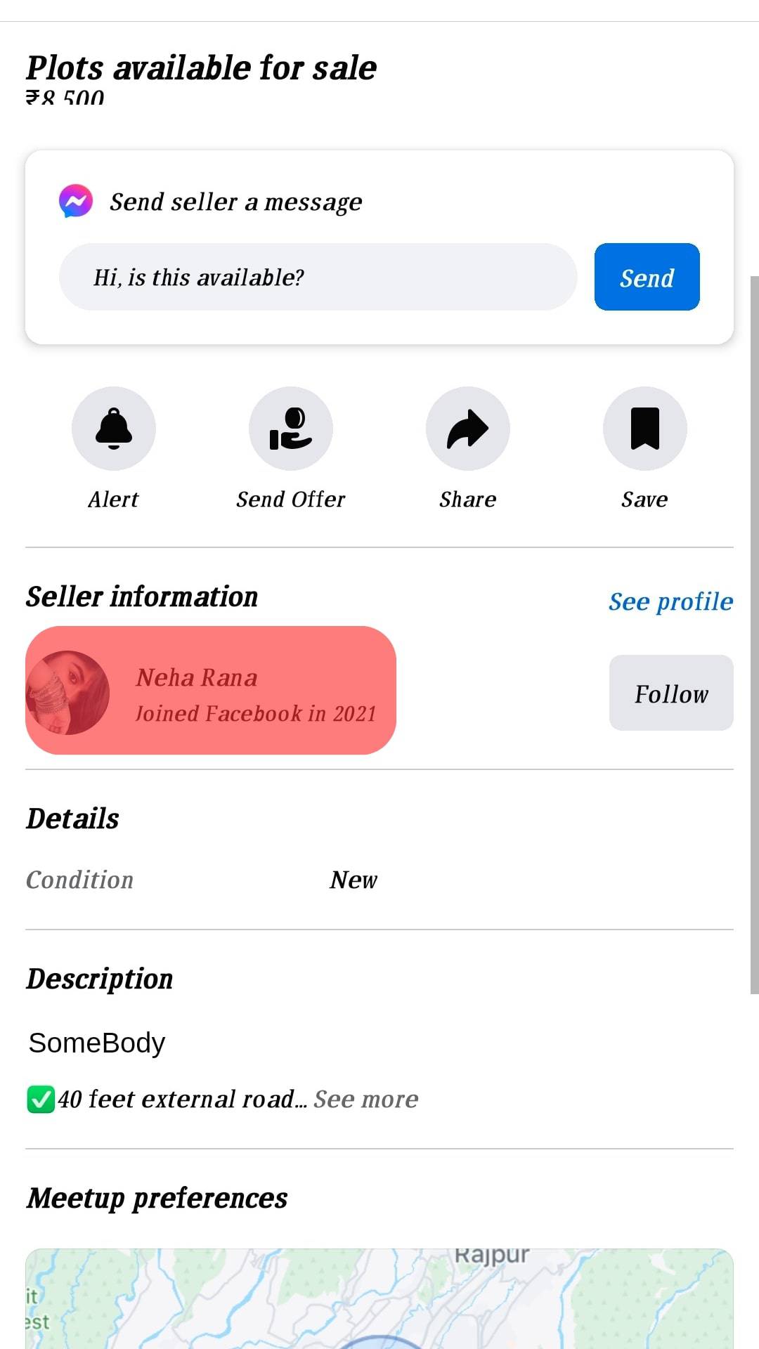 Scroll Down To The Seller's Name And Tap It.