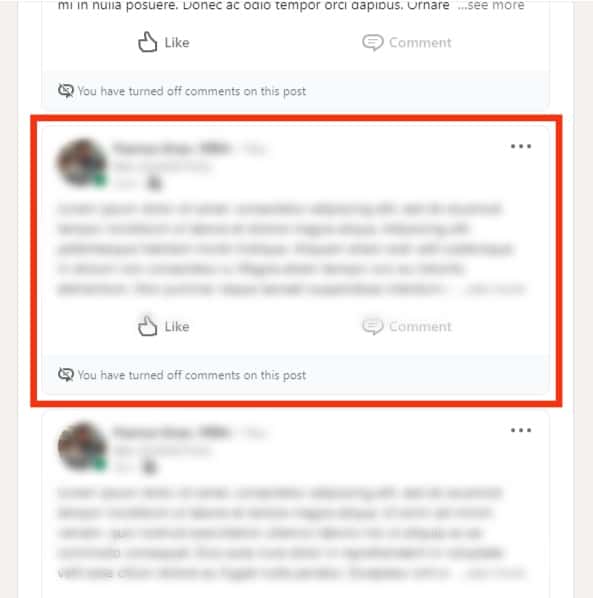 Scroll Through To Find The Post You Want To Find