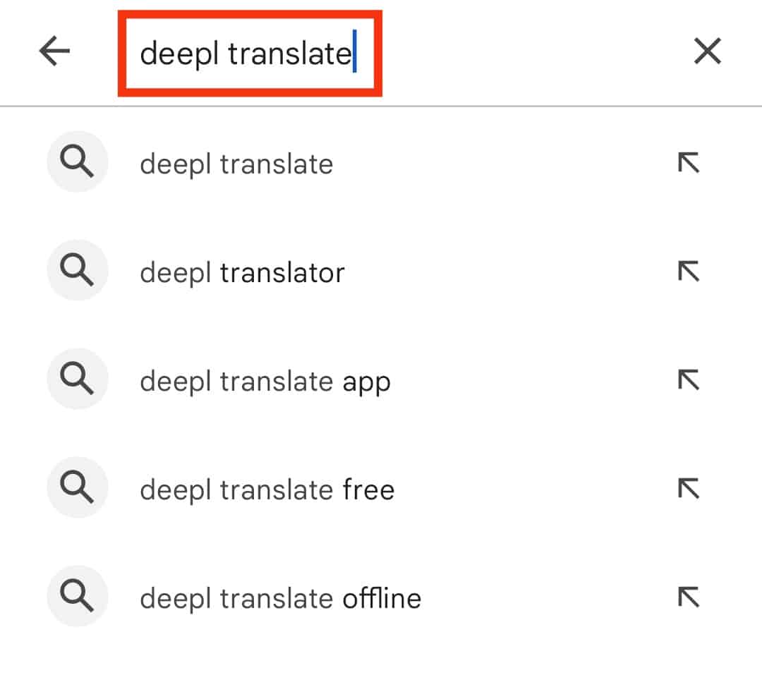 Search For Deepl Translator