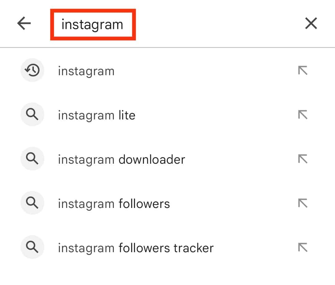 Search For Instagram