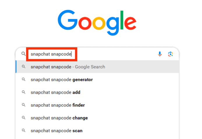 Search For Snapchat Snapcode