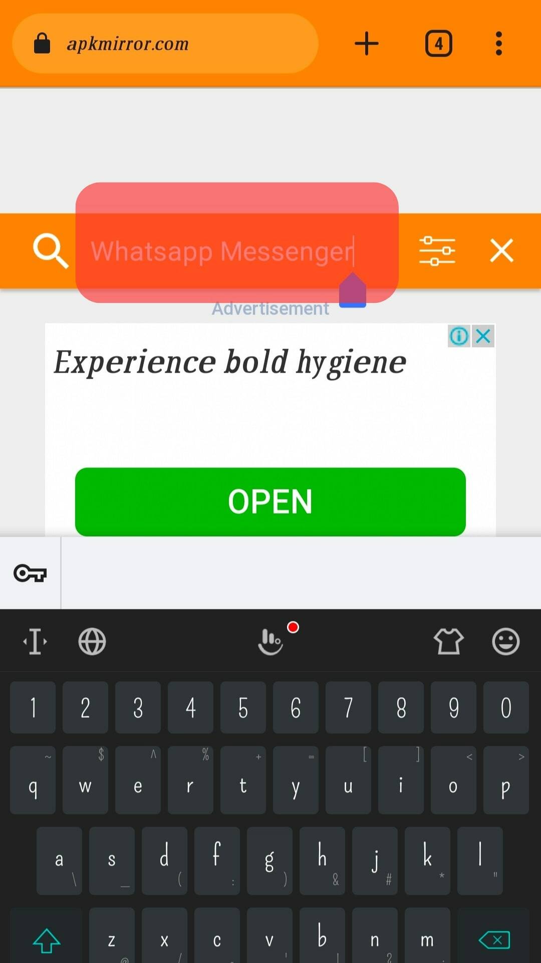 Search For Whatsapp Messenger