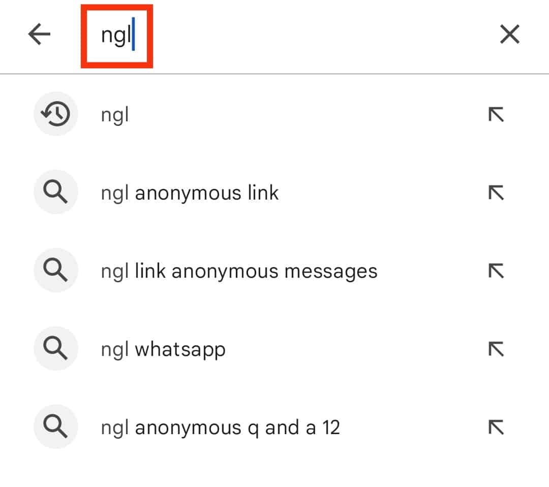 Search For The Ngl App