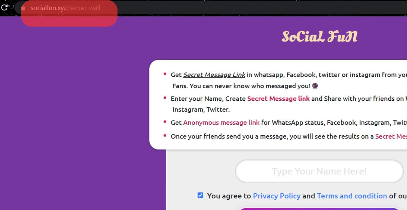 Secret Message Generator Social Fun