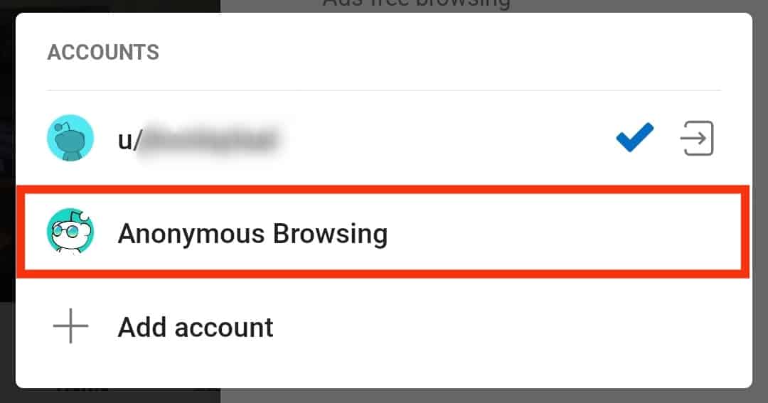 Select Anonymous Browsing