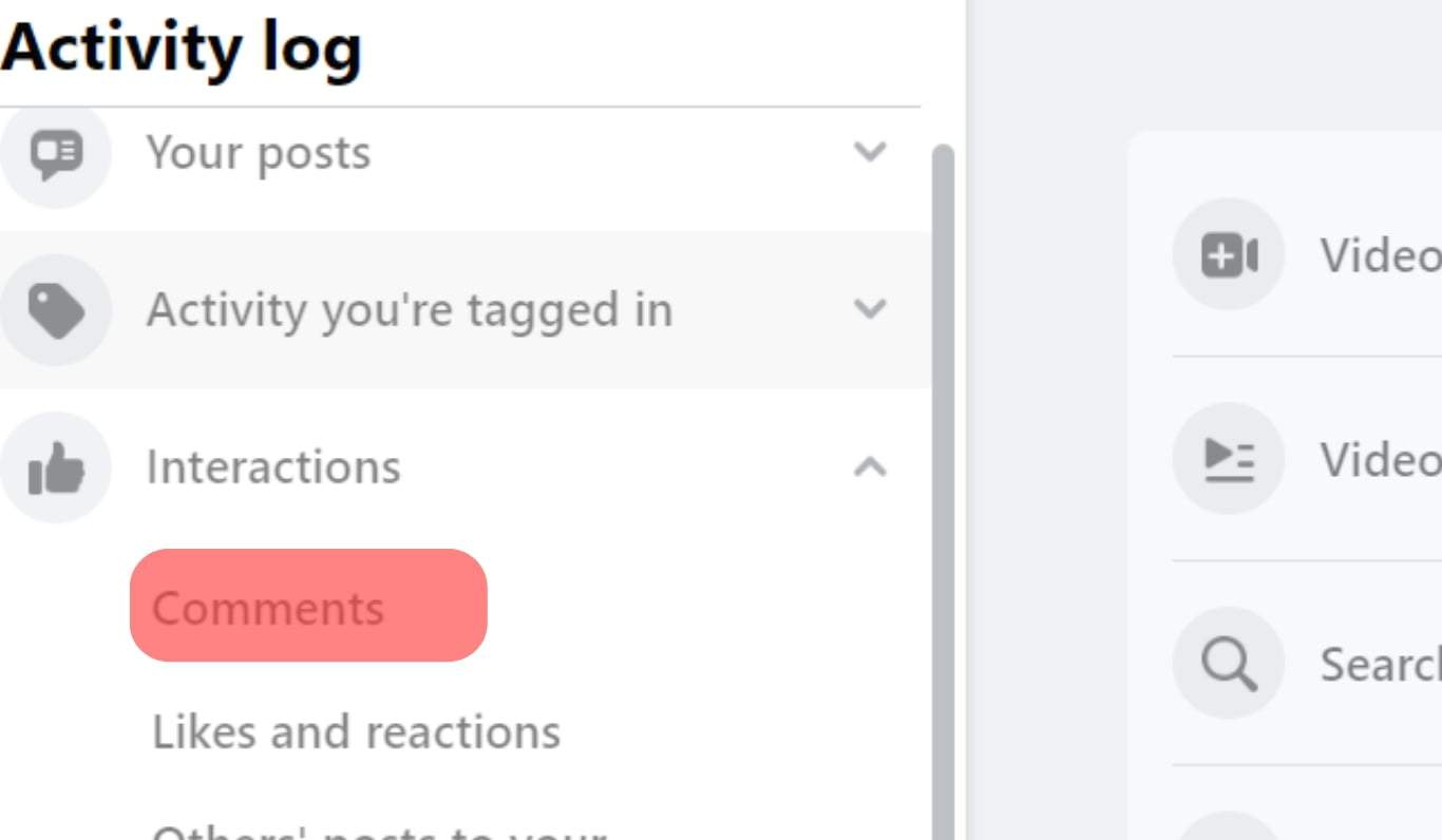 Select Comments Tab Facebook Pc