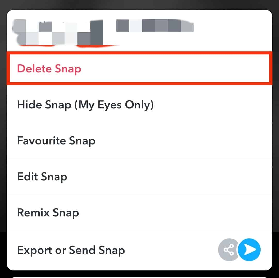 Delete Snap