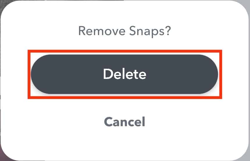 Select Delete To Delete Them